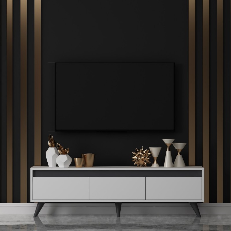 TV Stand Century - White White