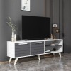 TV Stand Noyan - White, Anthracite White
Anthracite