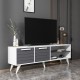 TV Stand Noyan - White, Anthracite White
Anthracite TV Stand Noyan - White, Anthracite White
Anthracite