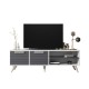 TV Stand Noyan - White, Anthracite White
Anthracite TV Stand Noyan - White, Anthracite White
Anthracite