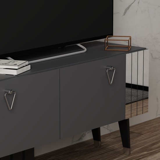 TV Stand Tarab - Anthracite Anthracite TV Stand Tarab - Anthracite Anthracite
