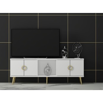 TV Stand Cey - White White