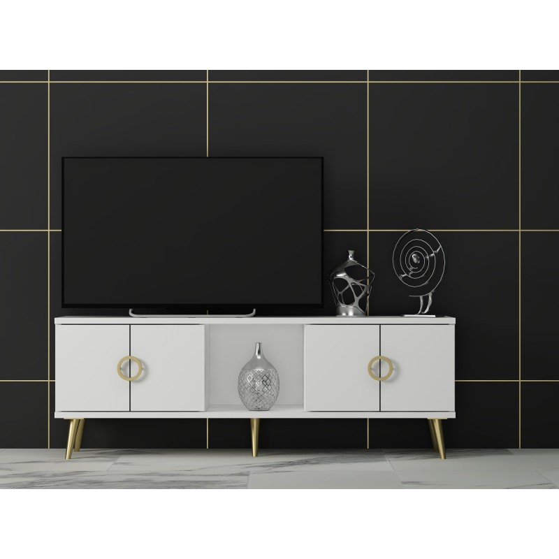 TV Stand Cey - White White
