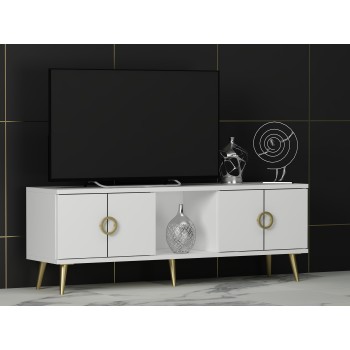 TV Stand Cey - White White