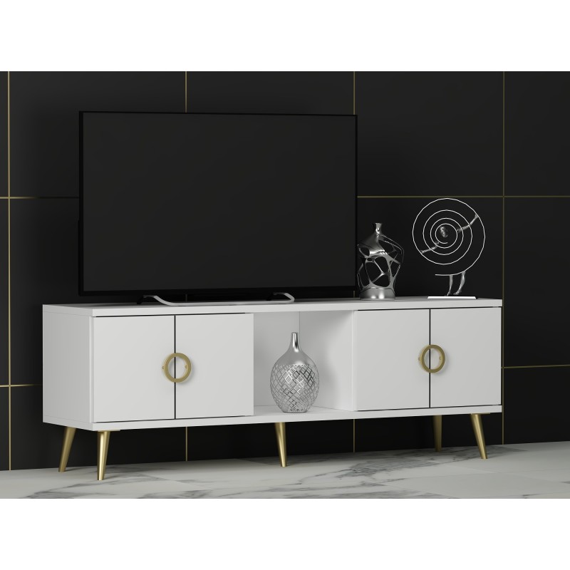 TV Stand Cey - White White