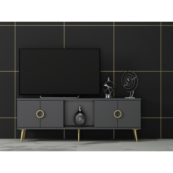 TV Stand Cey - Anthracite Anthracite TV Stand Cey - Anthracite Anthracite
