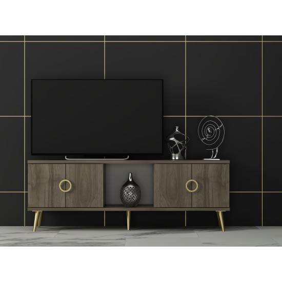 TV Stand Cey - Walnut Walnut TV Stand Cey - Walnut Walnut