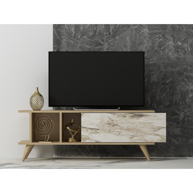 TV Stand Liberty - Sapphire Oak, Marble Sapphire Oak
Marble