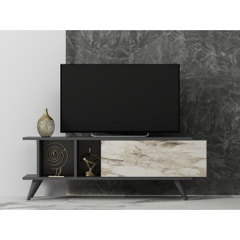 TV Stand Liberty - Anthracite, Marble Anthracite
Marble