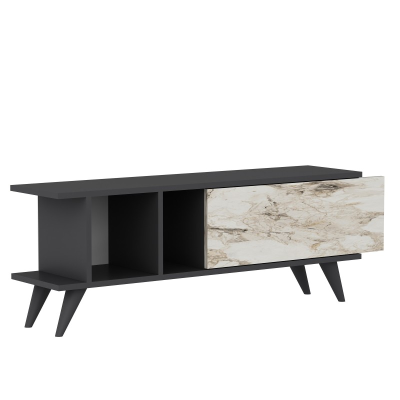 TV Stand Liberty - Anthracite, Marble Anthracite
Marble