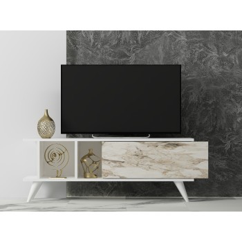 TV Stand Liberty - White, Marble White
Marble
