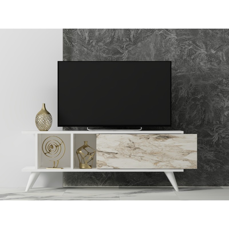 TV Stand Liberty - White, Marble White
Marble
