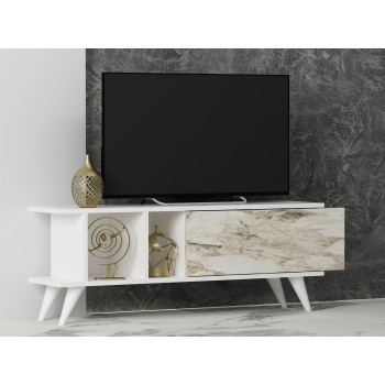 TV Stand Liberty - White, Marble White
Marble