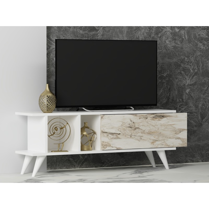 TV Stand Liberty - White, Marble White
Marble