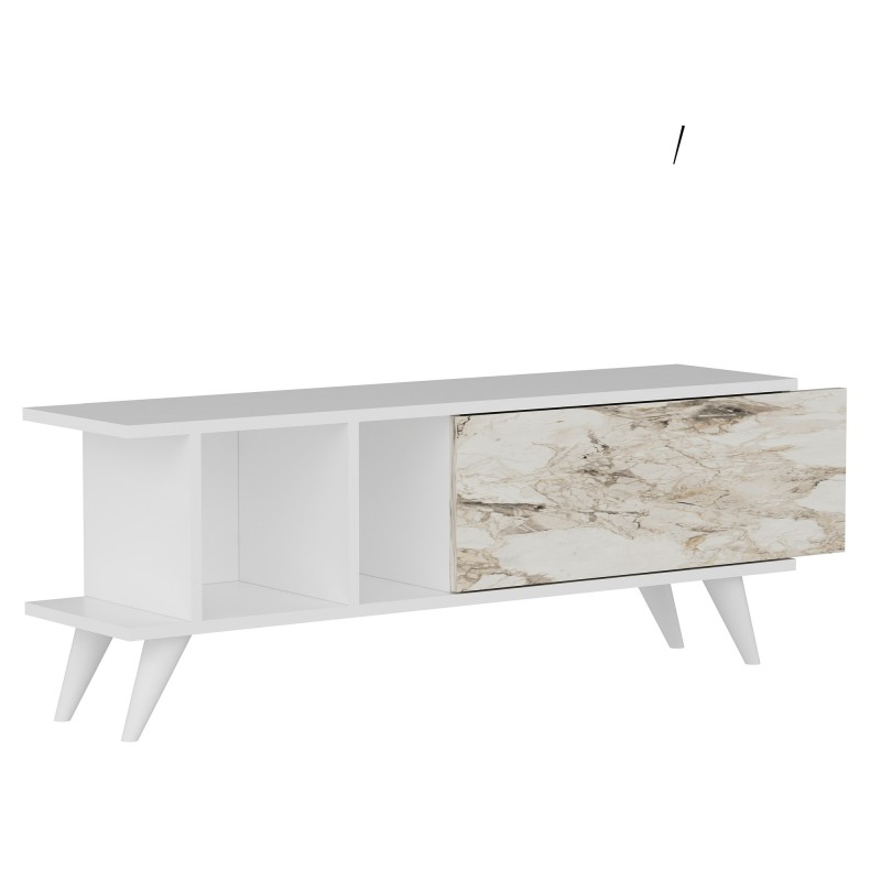 TV Stand Liberty - White, Marble White
Marble