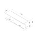 TV Stand Liberty - White, Marble White
Marble
