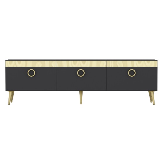 TV Stand Safar - Anthracite Anthracite TV Stand Safar - Anthracite Anthracite