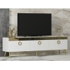 TV Stand Safar - White White