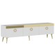 TV Stand Safar - White White TV Stand Safar - White White