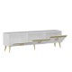 TV Stand Safar - White White TV Stand Safar - White White
