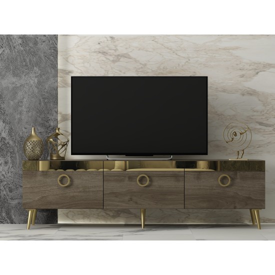 TV Stand Safar - Walnut Walnut TV Stand Safar - Walnut Walnut