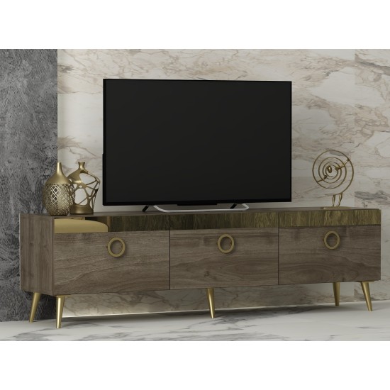 TV Stand Safar - Walnut Walnut TV Stand Safar - Walnut Walnut