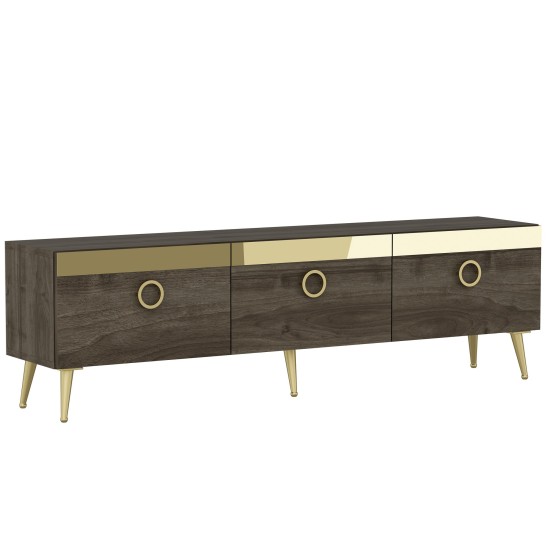TV Stand Safar - Walnut Walnut TV Stand Safar - Walnut Walnut