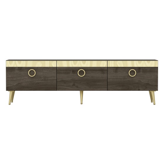 TV Stand Safar - Walnut Walnut TV Stand Safar - Walnut Walnut
