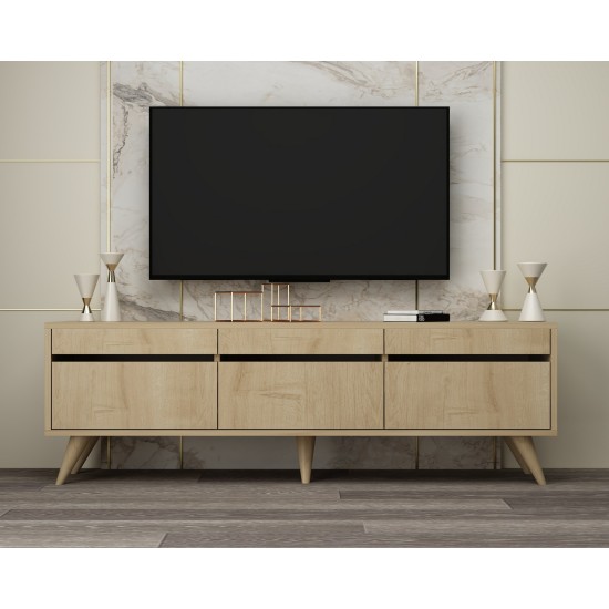 TV Stand River - Sapphire Oak Sapphire Oak TV Stand River - Sapphire Oak Sapphire Oak