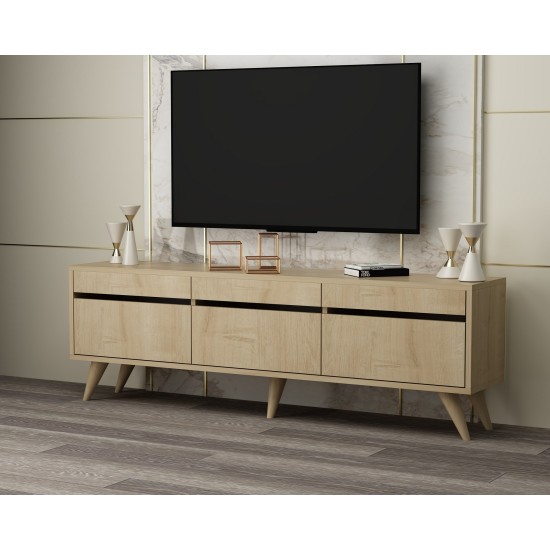 TV Stand River - Sapphire Oak Sapphire Oak TV Stand River - Sapphire Oak Sapphire Oak