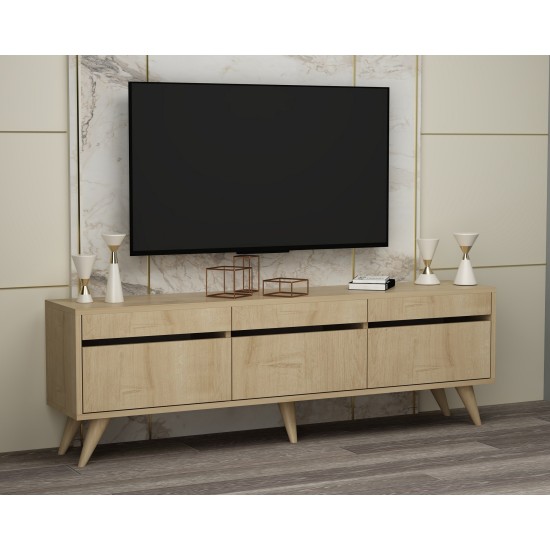 TV Stand River - Sapphire Oak Sapphire Oak TV Stand River - Sapphire Oak Sapphire Oak