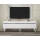TV Stand River - White White TV Stand River - White White