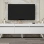 TV Stand River - White White