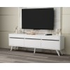 TV Stand River - White White