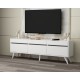 TV Stand River - White White TV Stand River - White White
