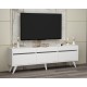 TV Stand River - White White TV Stand River - White White