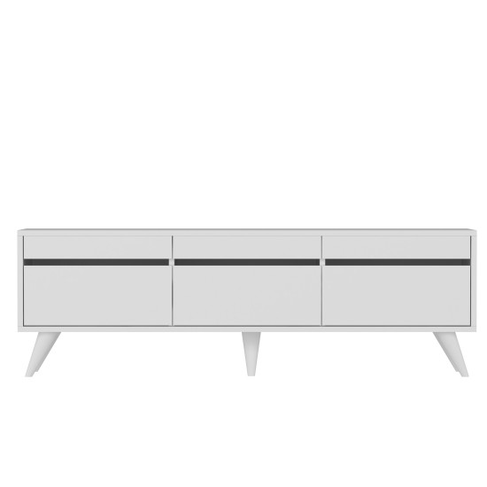TV Stand River - White White TV Stand River - White White