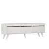 TV Stand River - White White