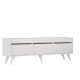 TV Stand River - White White TV Stand River - White White