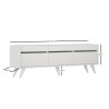 TV Stand River - White White