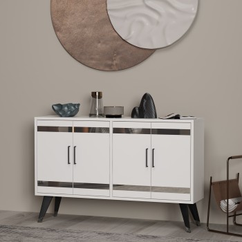 TV Stand İlda - White White