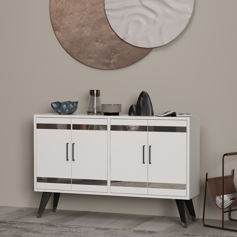 TV Stand İlda - White White