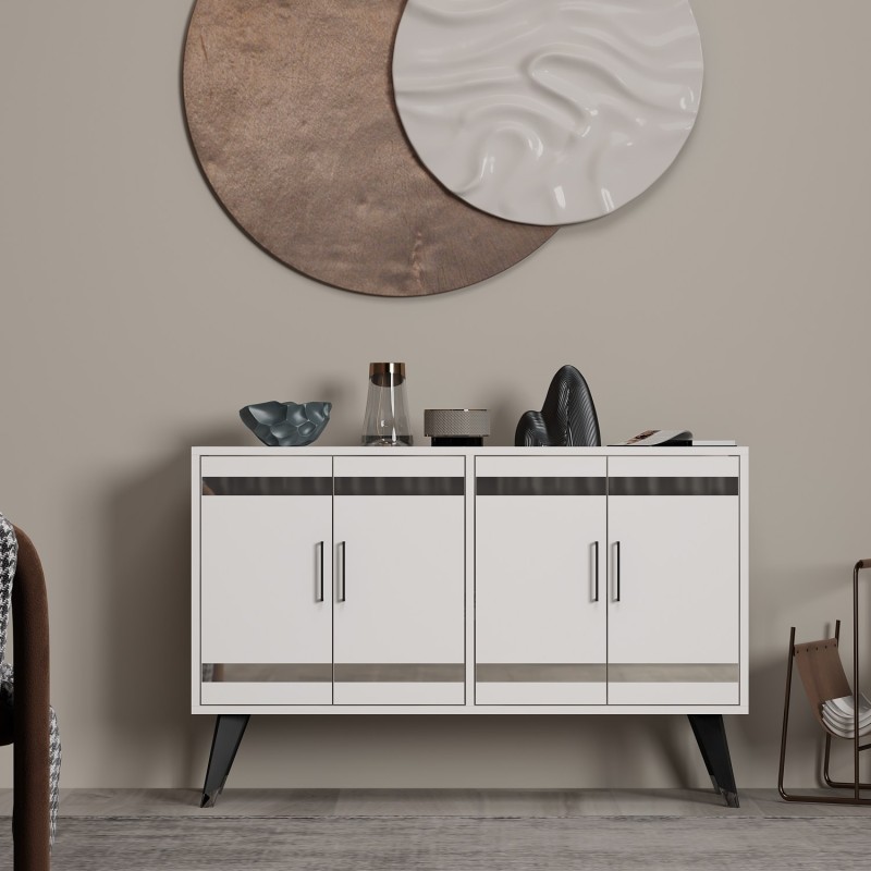 TV Stand İlda - White White