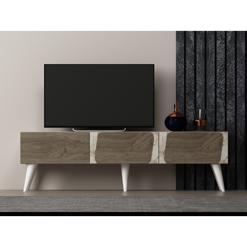 TV Stand Veas - Marble, Walnut Marble
Walnut
