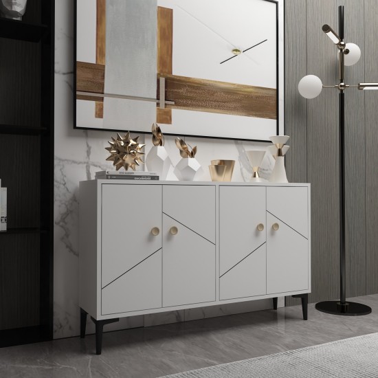 TV Stand Cria - White White