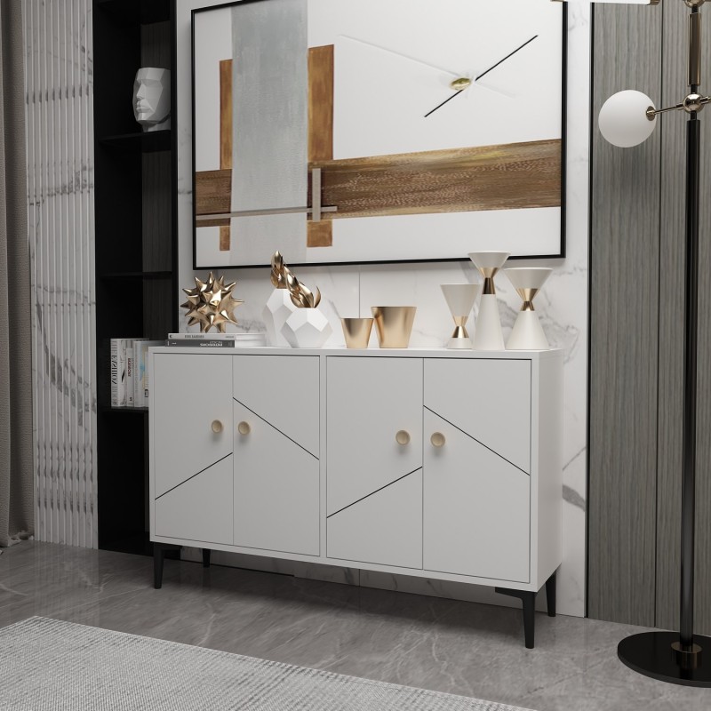 TV Stand Cria - White White