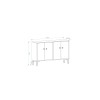 TV Stand Cria - White White