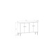 TV Stand Cria - White White
