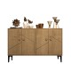 Μπουφές - Cria - Χρώμα Sapphire Δρυς - 120x75x30εκ