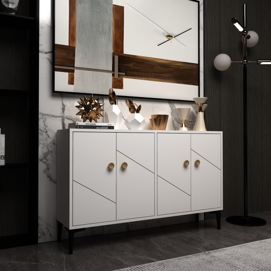 TV Stand Myria - White White TV Stand Myria - White White